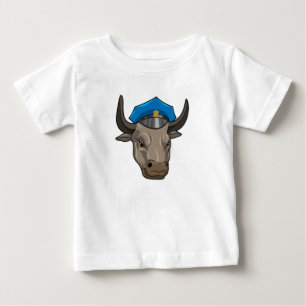 Bull som polis t shirt