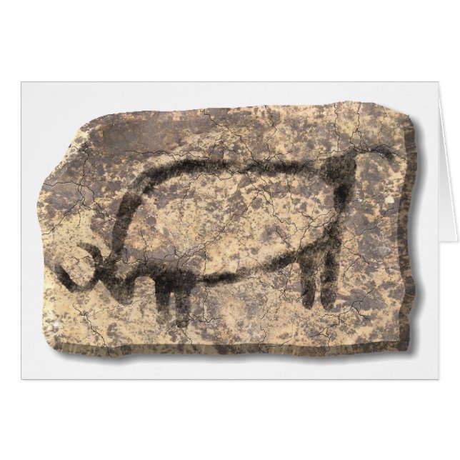Bull-stone Hälsningskort (Framsidan Horizontal)