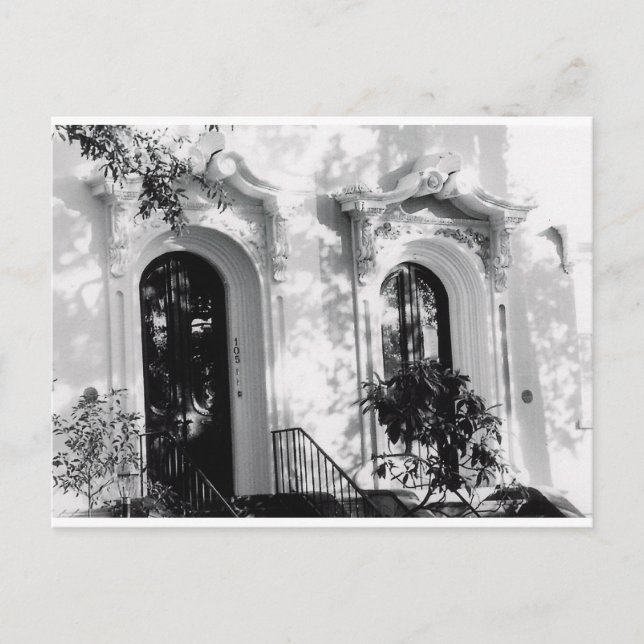 Bull Street Charleston Vykort (Framsida)