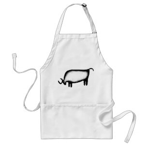 Bull - svart förkläde