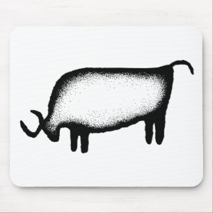 Bull - svart musmatta