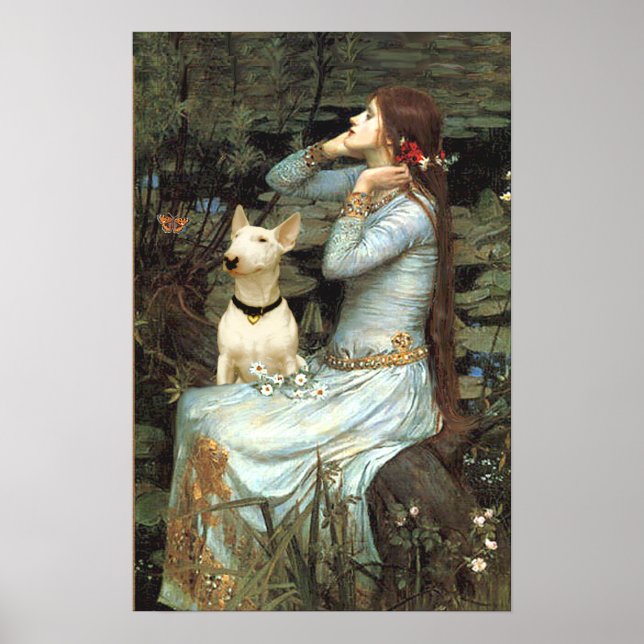 Bull Terrier 1 - Ophelia Seated Poster (Framsidan)