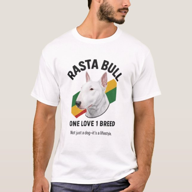 Bull Terrier Älskare T-Shirt (Framsida)