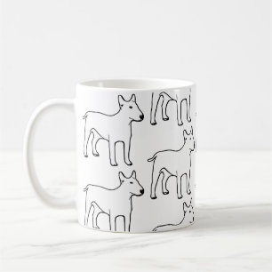 Bull Terrier Artsy Coffe Mugg