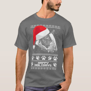 Bull Terrier Cute Glad helg jul jul T Shirt