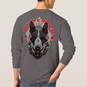 BULL TERRIER Cyberpunk Samurai Elite T Shirt
