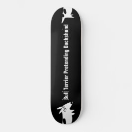 Bull Terrier Dachshund Mini Skateboard Bräda 18,5 Cm