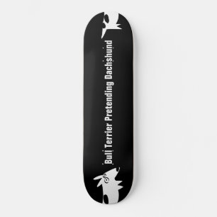 Bull Terrier Dachshund Mini Skateboard Bräda 18,5 Cm