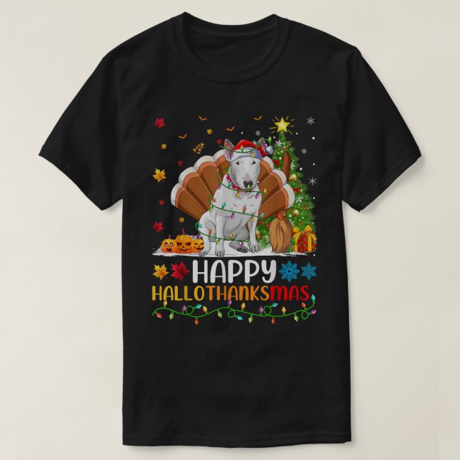 Bull Terrier Dog Lover Funny Bull Terrier HelloTha T Shirt (Design framsida)