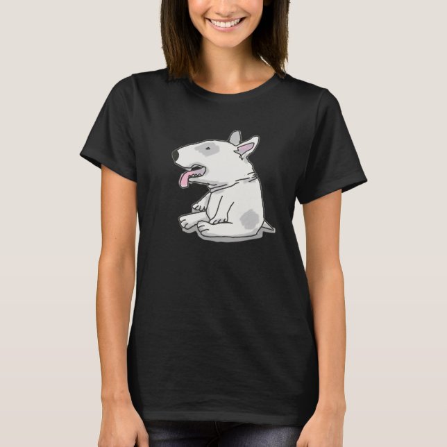 Bull Terrier Doodle T Shirt (Framsida)