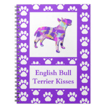 Bull Terrier English Kisses Hund Silhouette PPY&B