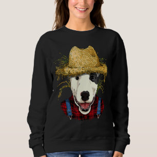 Bull Terrier Farmer Farming Agriculture Pet Bully T Shirt