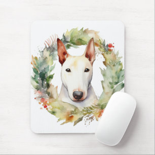 Bull Terrier God Jul WAN Festive Valp Musmatta