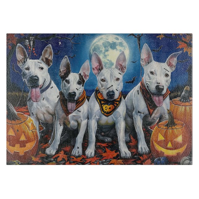 Bull Terrier Halloween Kuslig  (Framsidan)