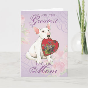Bull Terrier Heart Mamma Kort
