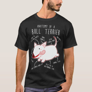 Bull Terrier Hund Anatomy 1 T Shirt