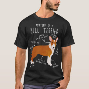 Bull Terrier Hund Anatomy 2 T Shirt