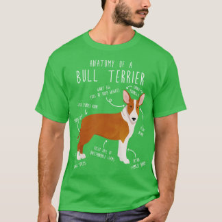 Bull Terrier Hund Anatomy 2 T Shirt
