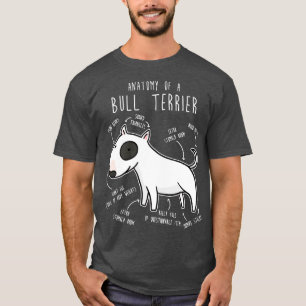 Bull Terrier Hund Anatomy T Shirt