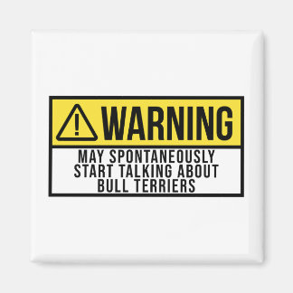 Bull Terrier Hund - Bull Terriers Älskare Magnet