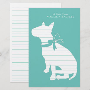 Bull Terrier Hund Puppy Brevpapper