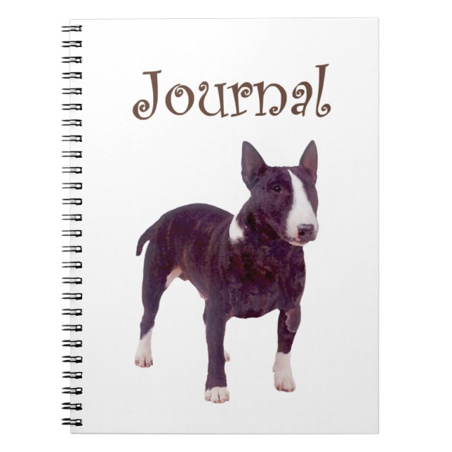 Bull Terrier Journal Anteckningsbok (Framsidan)