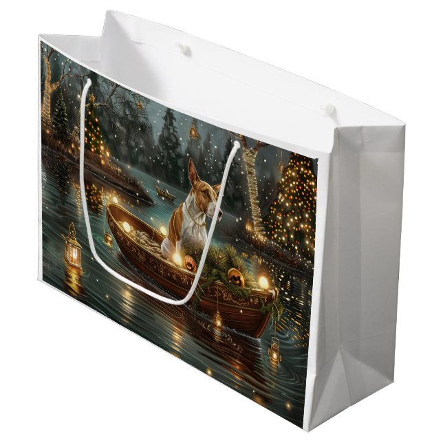 Bull Terrier Jul Festive Voyage (Framsidan Vinklad)