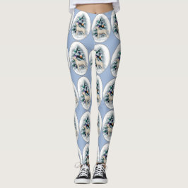 Bull Terrier jul Leggings