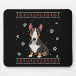 Bull Terrier jul Sweater Julafton Pet Animal Hund Musmatta