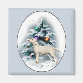Bull Terrier-julgåvor Magnet