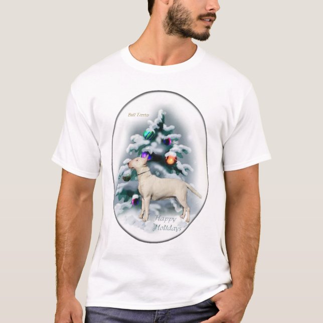 Bull Terrier-julgåvor Tröja (Framsida)