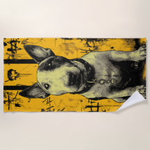 Bull Terrier Kalle Grunge Konst