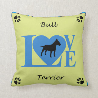 Bull Terrier KÄRLEK Pillow Kudde