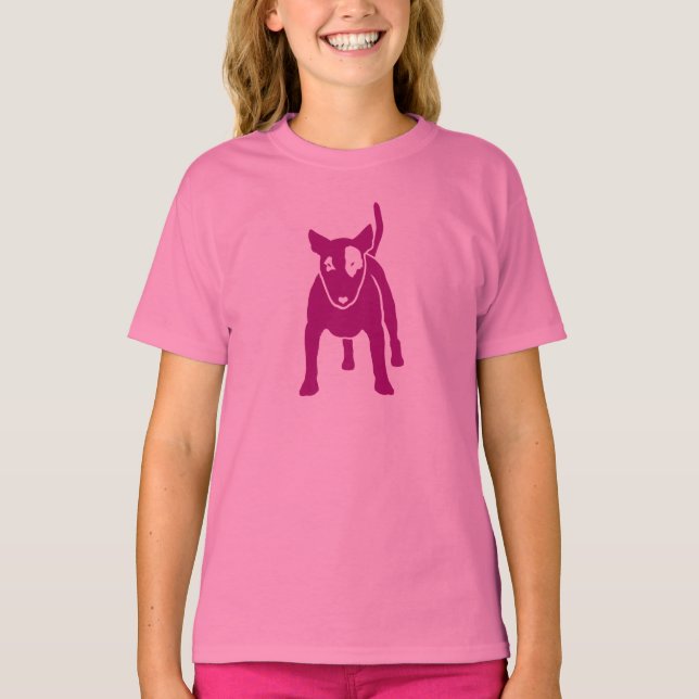 Bull Terrier KIDS Tee Shirt (Framsida)