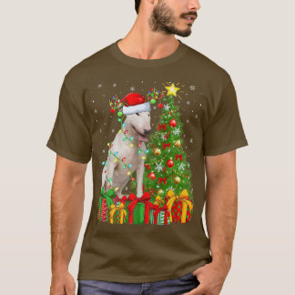 Bull Terrier Lighting Julafton Träd Santa Bull Ter T Shirt