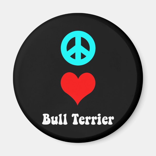 Bull Terrier Magnet (Framsidan)