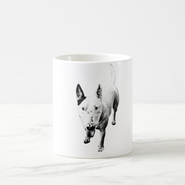 Bull Terrier-mugg – själsfullhet och tuffhet, i ce Kaffemugg (Center)