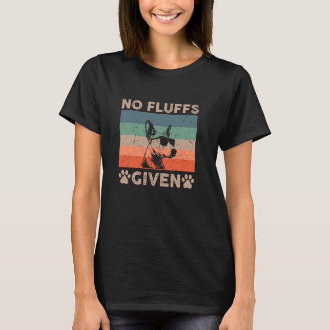 Bull Terrier no Fluffs given från Pappa Mamma Retr T Shirt (Framsida)