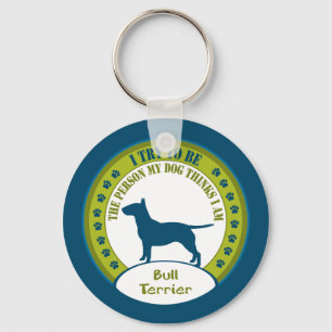 Bull Terrier Nyckelring