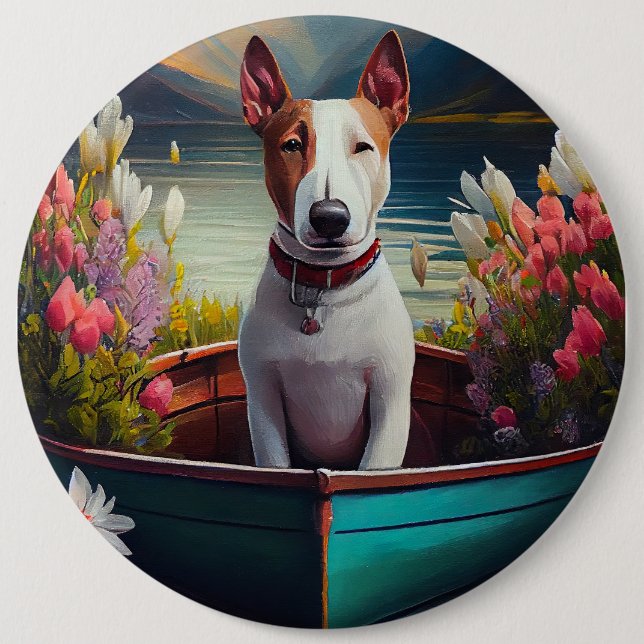 Bull Terrier on a Paddle: A Scenia Äventyr Knapp (Framsida)