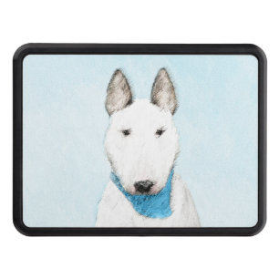 Bull Terrier Painting - Cute Original Hund Art Dragkroksskydd