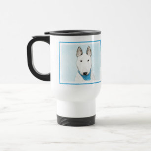 Bull Terrier Painting - Cute Original Hund Art Resemugg
