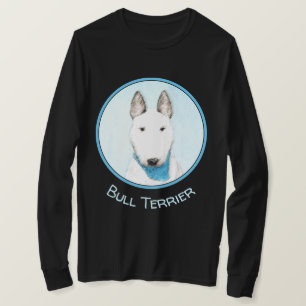 Bull Terrier Painting - Cute Original Hund Art T Shirt