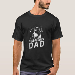 Bull Terrier Pappa Hundägare ger för manar Hund Pa T Shirt