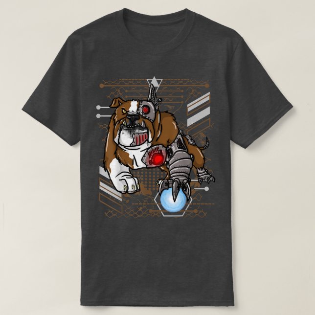 Bull Terrier Pit Bull Dog T-Shirt Copy Copy (Design framsida)