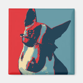Bull Terrier Policy Parody Magnet