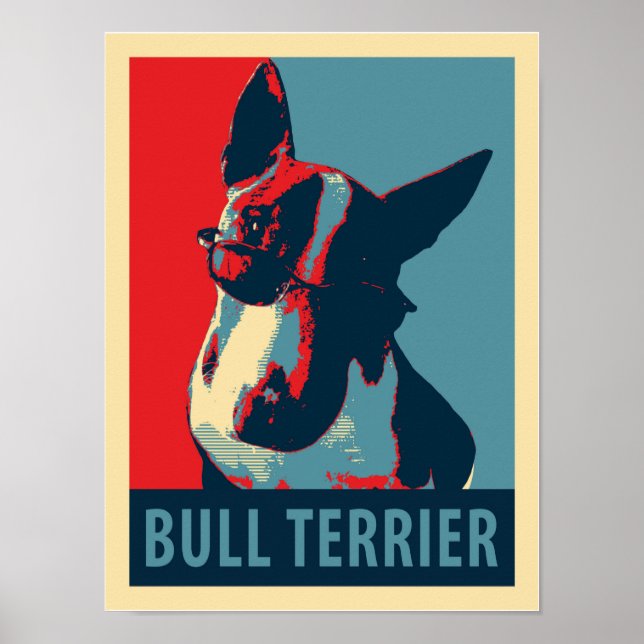 Bull Terrier Policy Parody Poster (Framsidan)