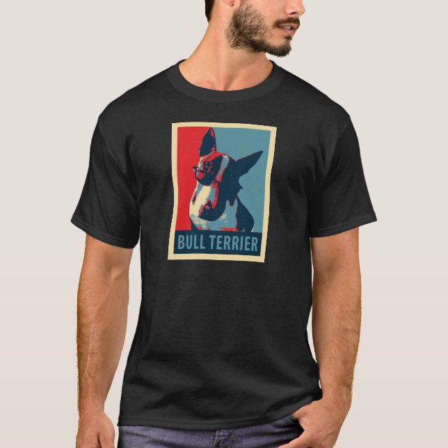 Bull Terrier Policy Parody Tee (Framsida)