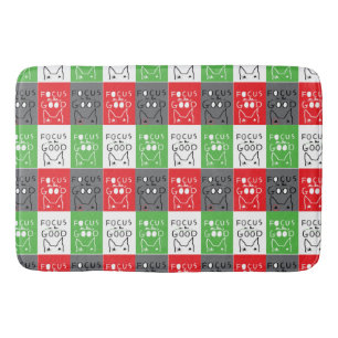 Bull Terrier Pop Art Focus on the BRA inspiration Badrumsmatta