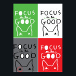 Bull Terrier Pop Art Focus on the BRA inspiration Poster<br><div class="desc">Buller Terrier Pop Art Focus på BRA offert för att göra dig mer positiv! Underbar gåva till en vän,  insamlare och tjur älskare!</div>